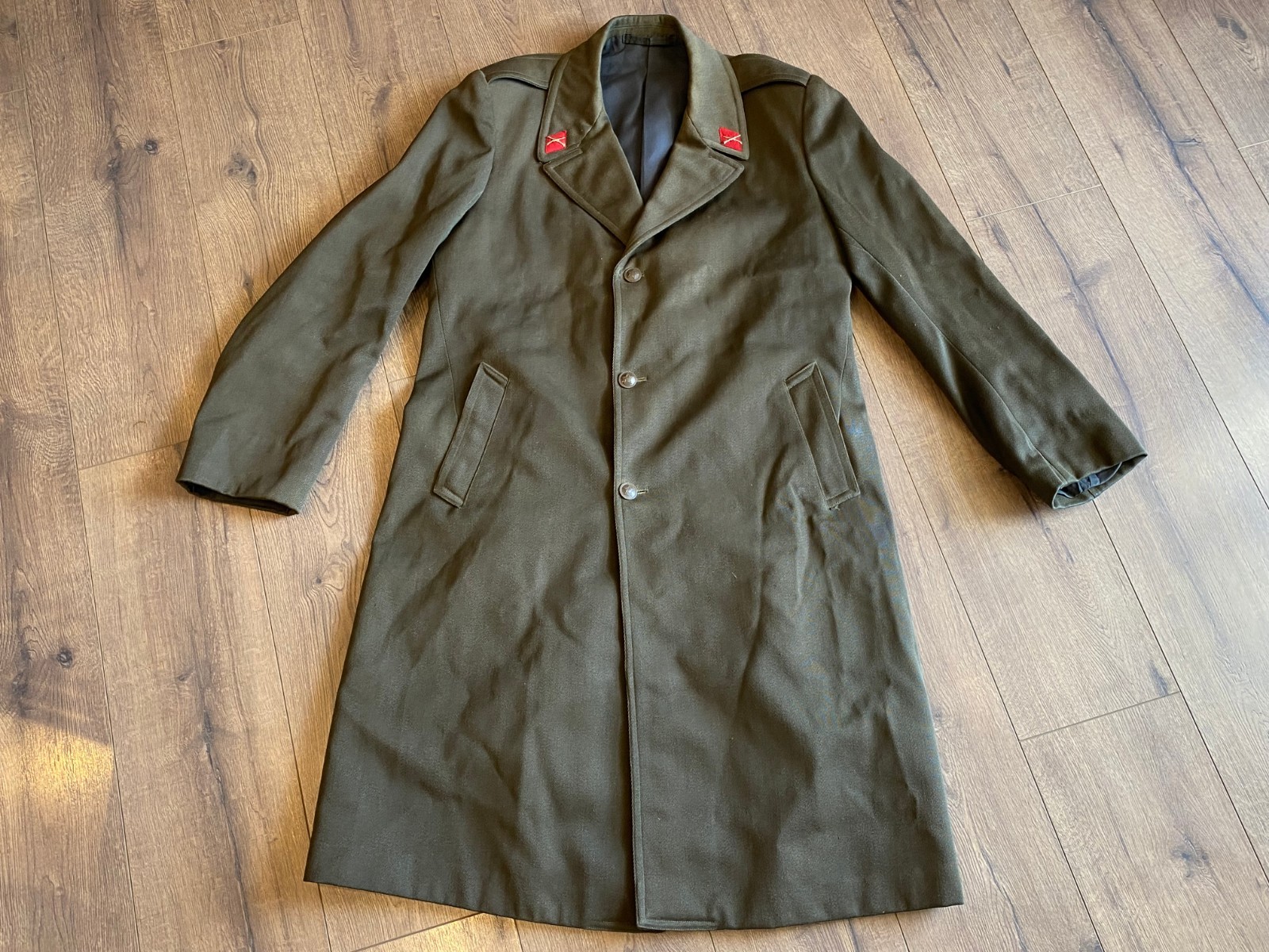 ALBANIA OFFICER INFANTRY BRIGADIER LONG COAT JACKET TUNIC COMMUNIST ERA #3301
