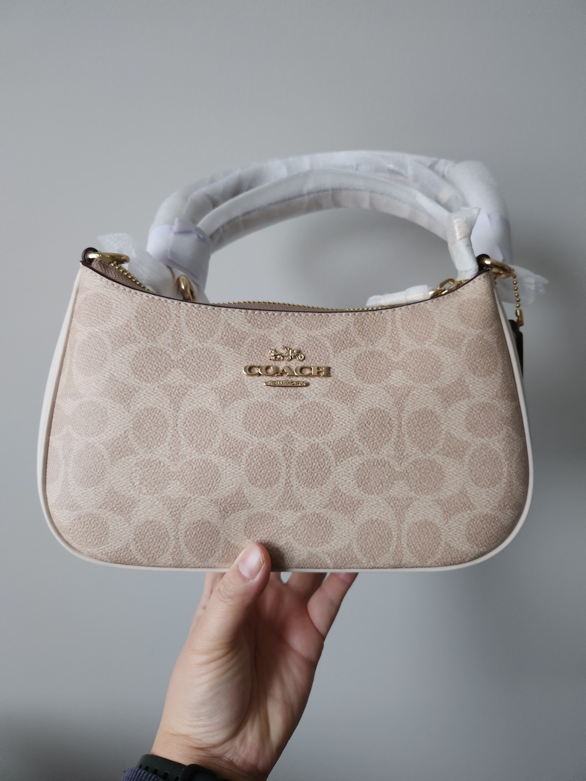 NWT Coach Teri Shoulder Bag In Signature Canvas CV933