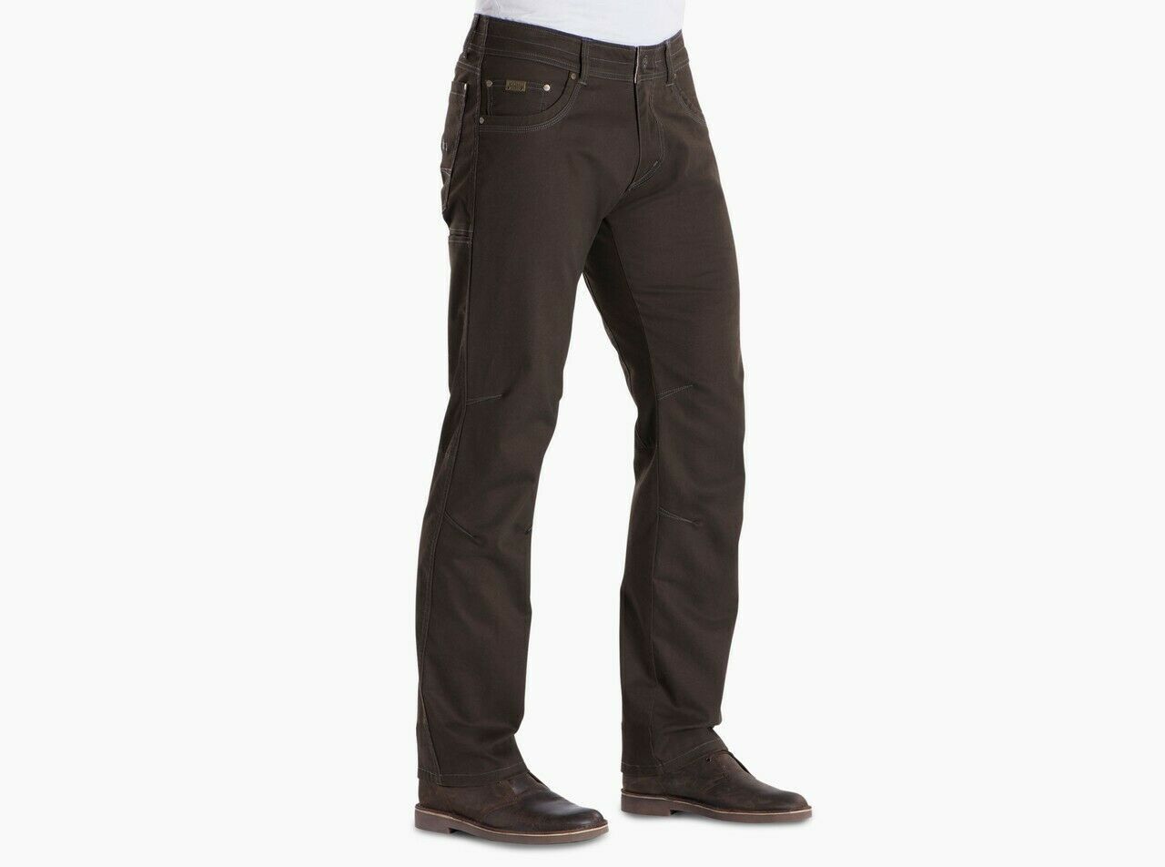 Kuhl Defyr Men’s Pants Sizes 35, 36, 38, 40, 42 x 30 – Espresso/Raven – NEW