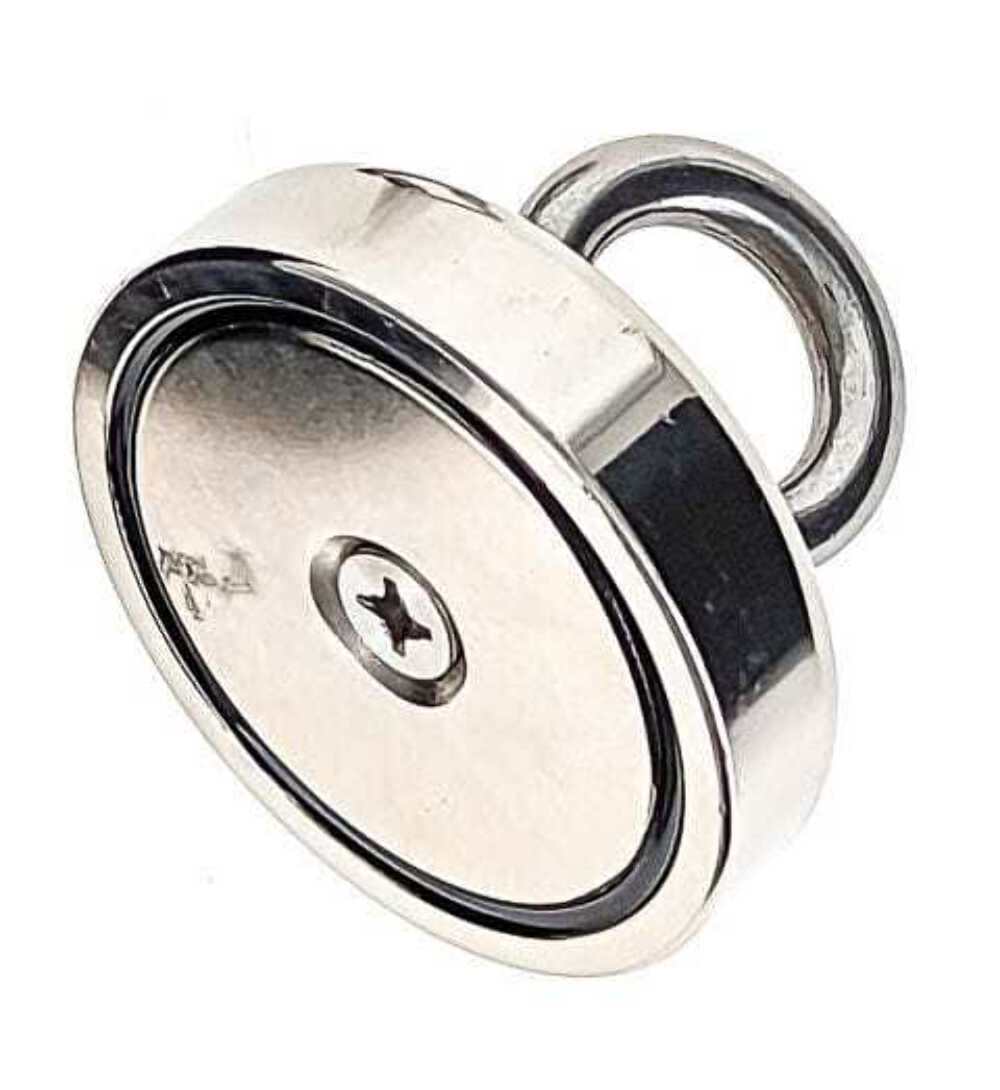 400 LB Pull Strength Magnet Fishing kit with 60’/500 Lb Paracord and 304 Stainle