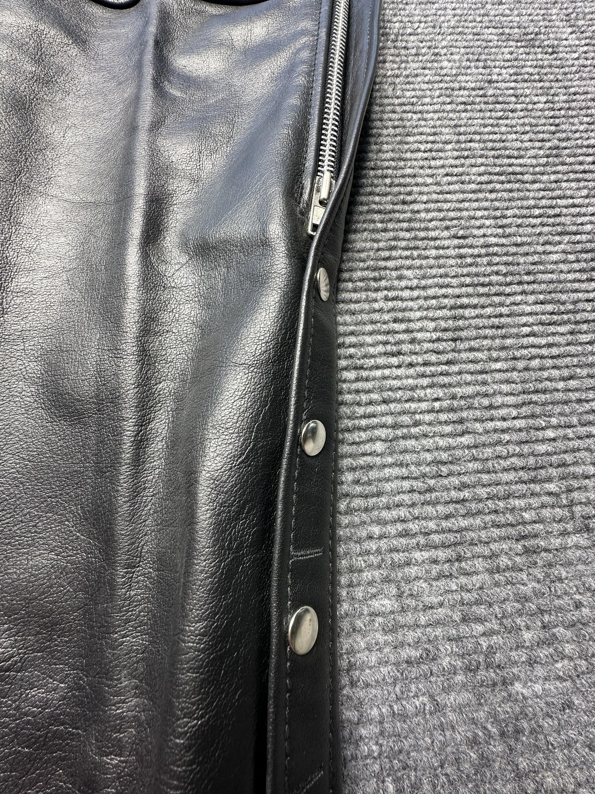 Unik Leather Chaps Mens 2XL Black Genuine Cowhide Motorcycle Biker Pants Riding