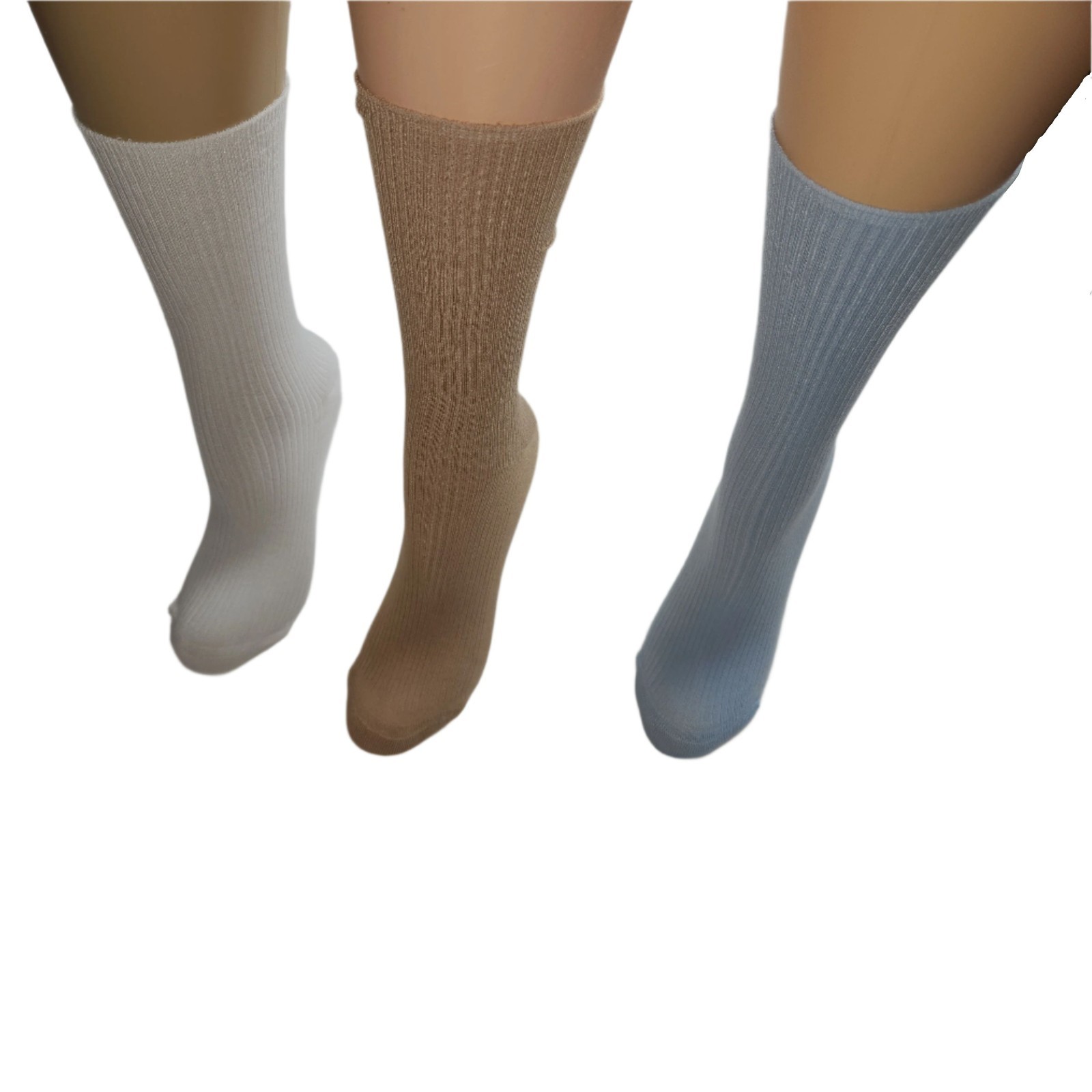 Sierra Socks Diabetic/Arthritic Rayon from Bamboo Soft Crew Comfort Top Socks