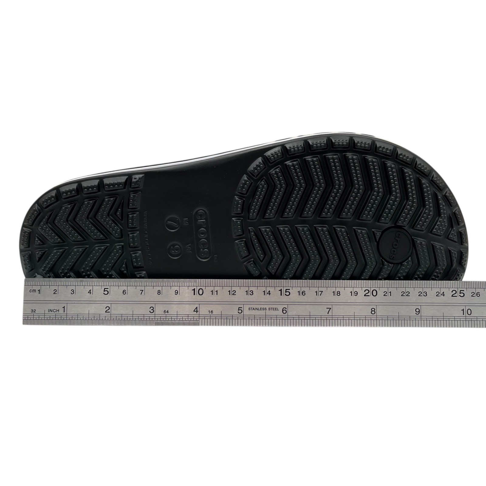 Crocs Bayaband Men’s Flip Flop Sandals Size 7 Black Water Friendly Lightweight