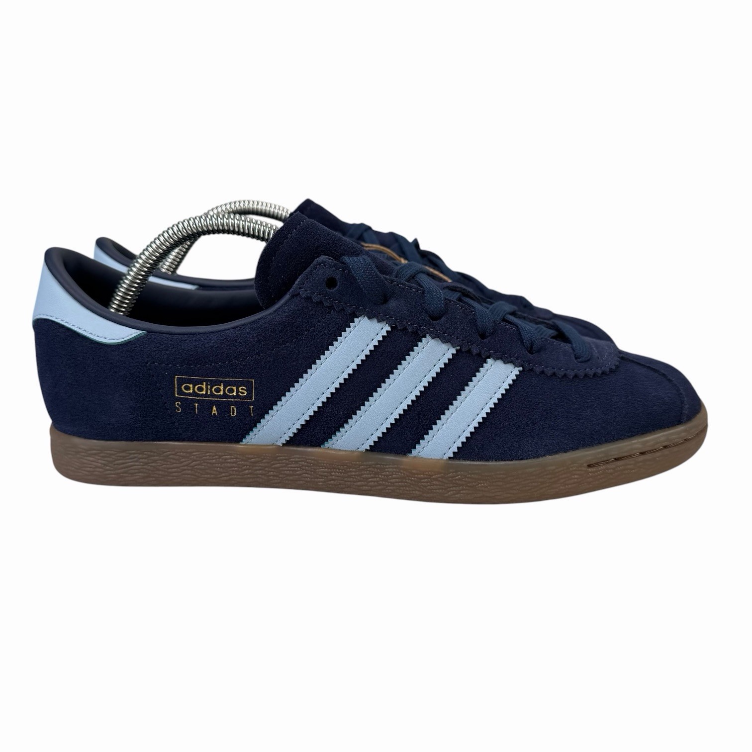 Adidas Stadt Indigo Sky Blue Gum Shoes JQ9008 Men’s Sizes 8 – 13