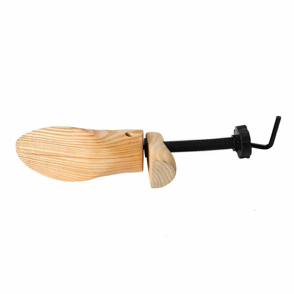 2025 One Pair 2-way Wooden Adjustable Shoe Stretcher for Men Women Size 9-13 New