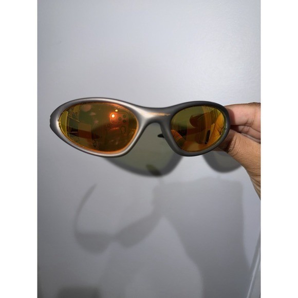 Oakley Minute Dark Gray Frame with Fire Iridium Polarized Lens Y2K