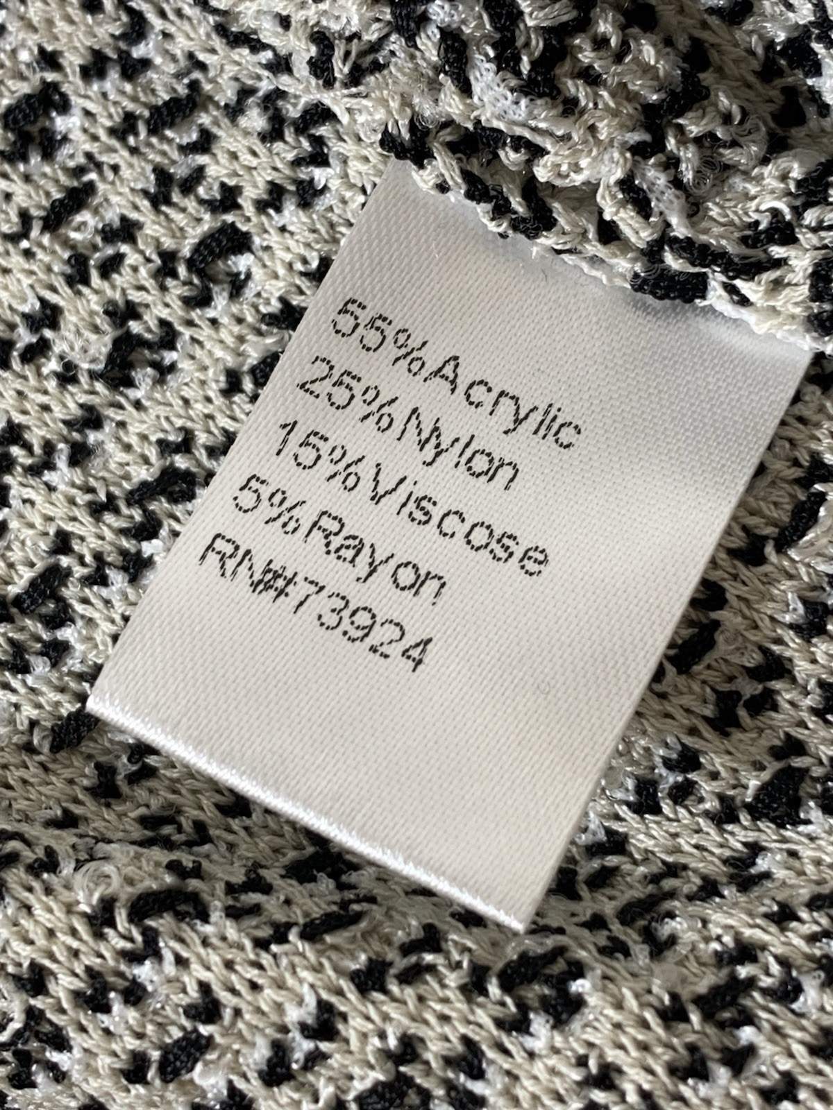 Ming Wang Tweed Knit Jacket Tailored Fit Blazer Women’s Size 1X