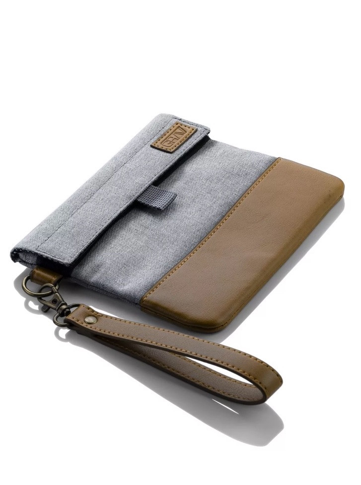 GRAV® Labs 100% Smell Proof Pouch w/ Zipper & Vegan Leather Strap, Auth Dealer