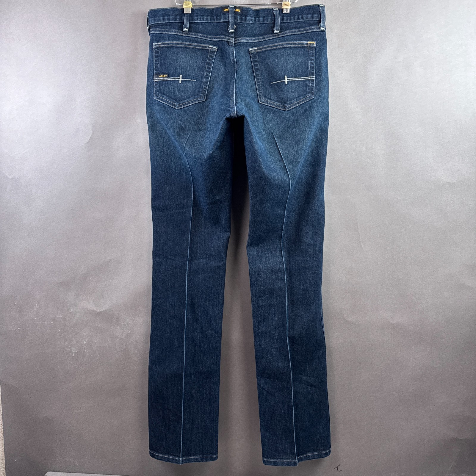 Ariat Jeans Men 34×36 Blue M4 Rebar Stackable Workwear Dark Faded Durastretch