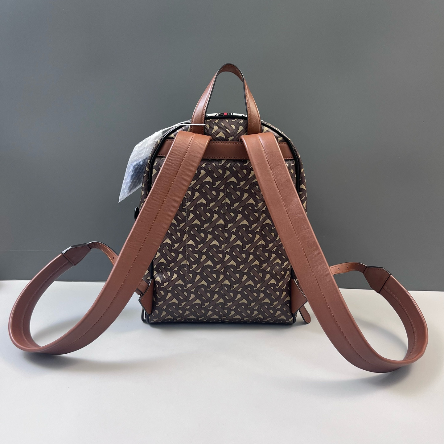 Authentic Burberry Classic Monogram Backpack Coated Canvas Backpack Brown eBay