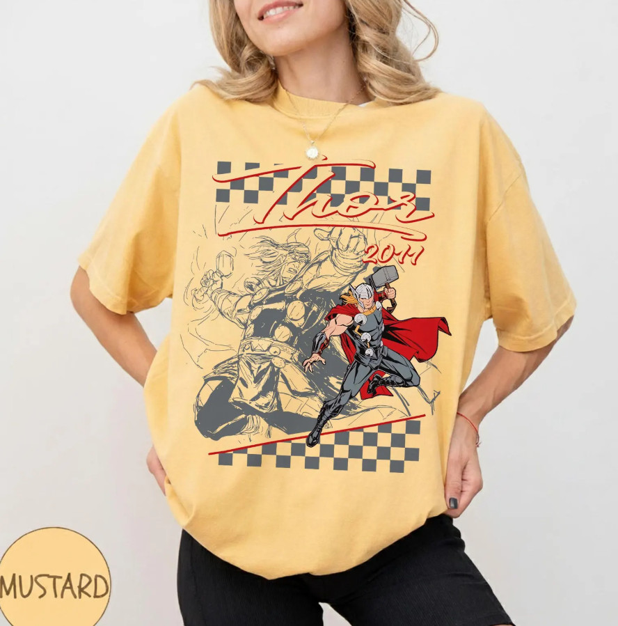 Retro Avengers Comic Shirt, Vintage Thor Hulk Captain America Tee, Superhero