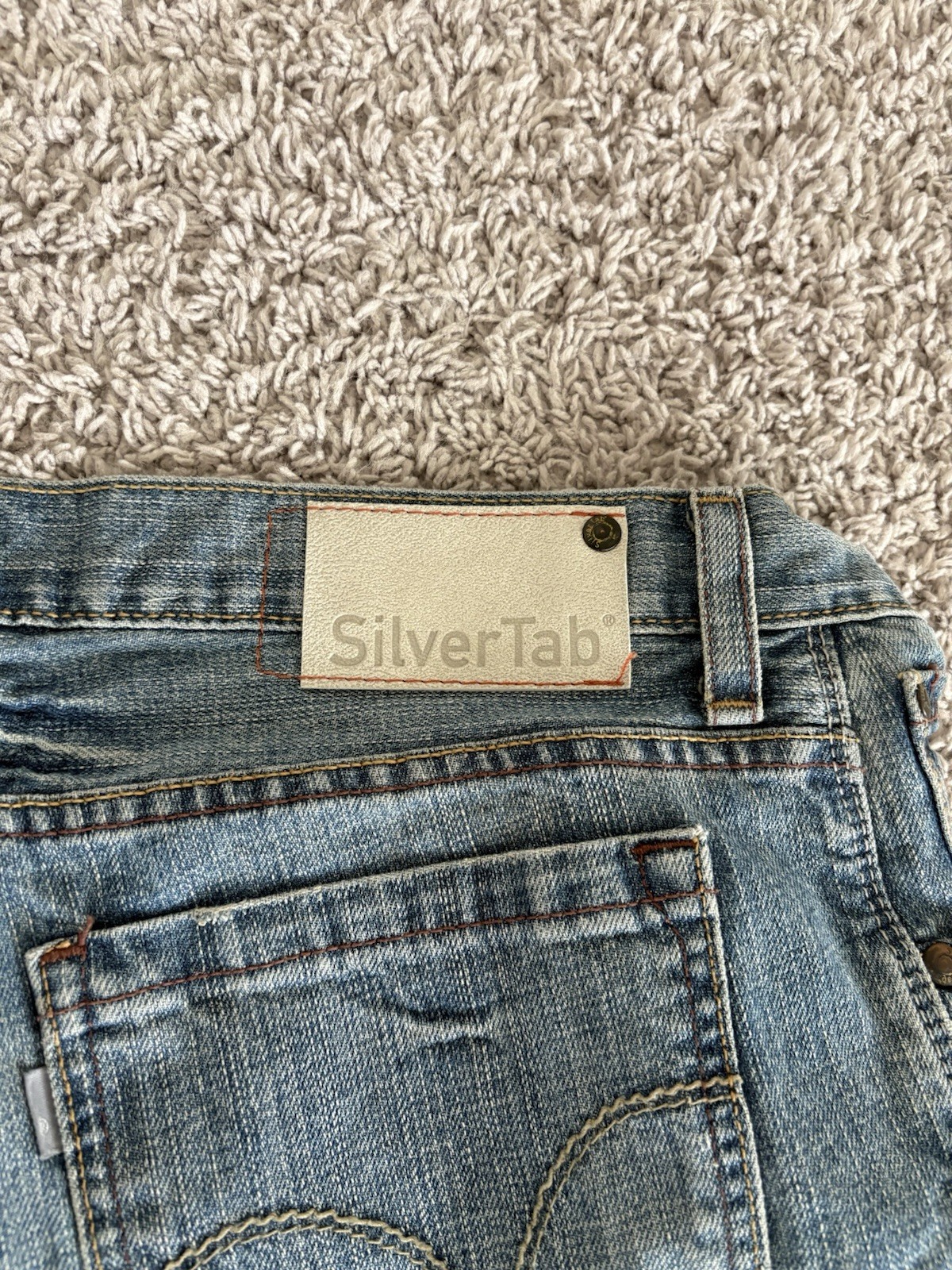 Vtg Levi’s Silver Tab Baggy Jeans Mens Size 34×34 Y2k Manufactured 2010