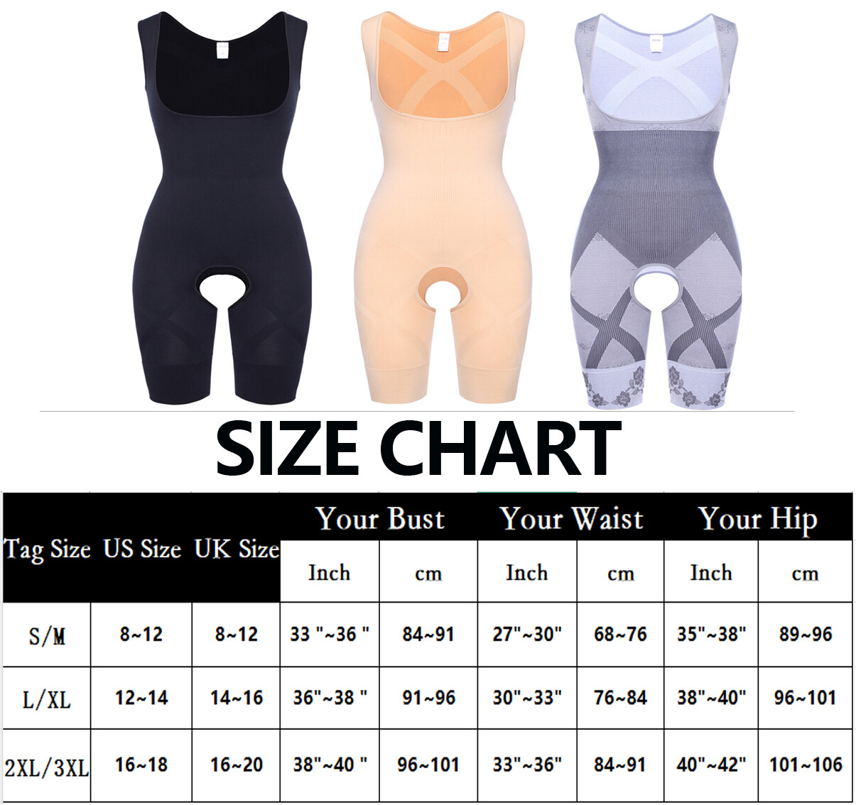 Full Body Shaper Women’s Compression Postpartum Shapewear Bodysuit Corset Girdle