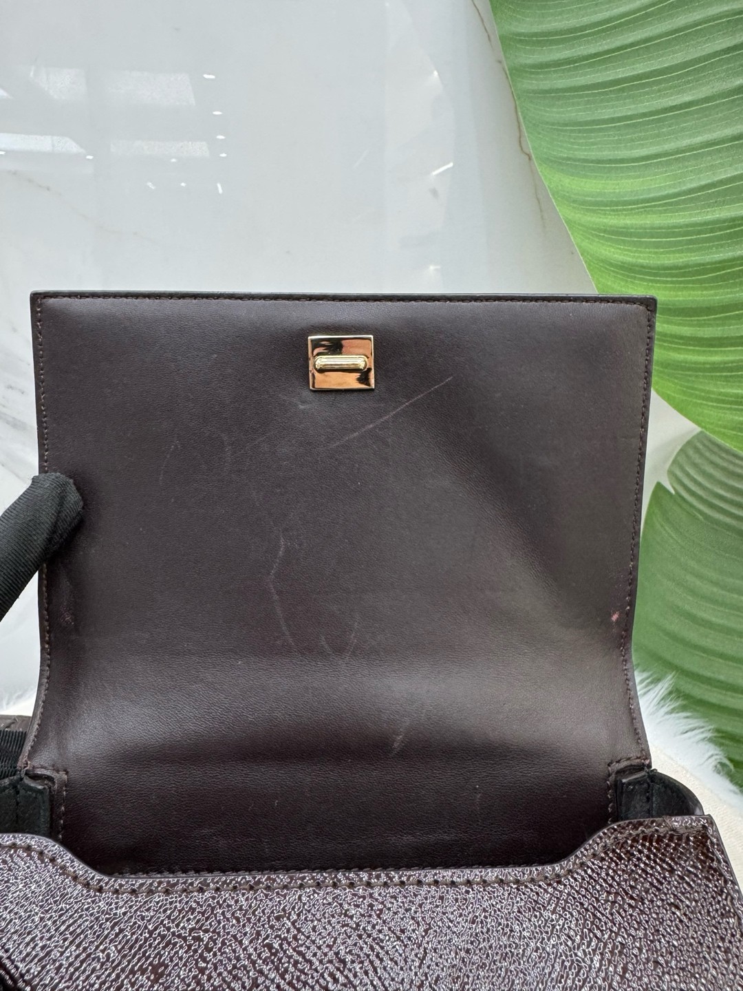 Givenchy Pre-Owned Authentic Crossbody Bag Burgundy 18x11x16cm