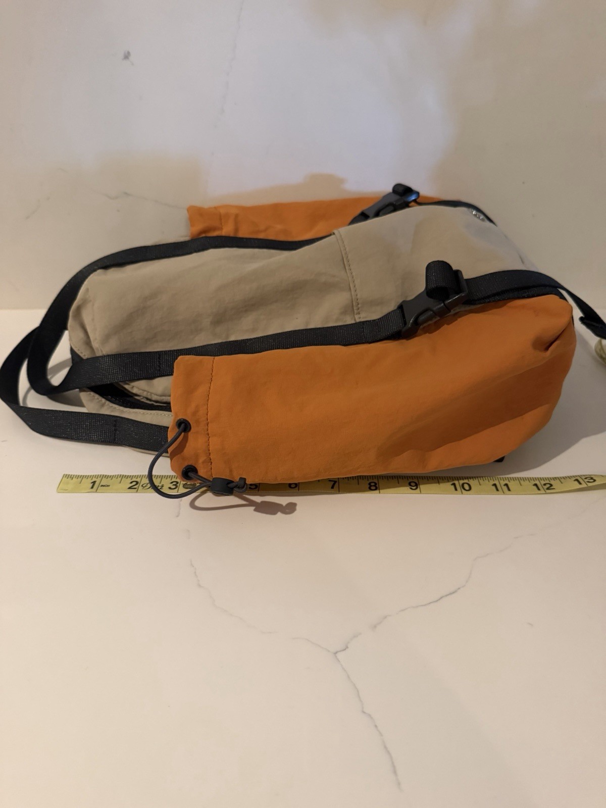 Lululemon Athletica Pack And Go Backpack- Orange/Tan/Black