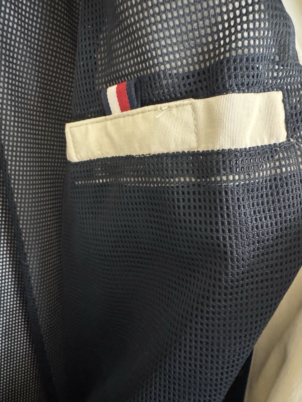 Tommy Hilfiger Full-Zip Mens Jacket Regatta White Size XXL No Hood