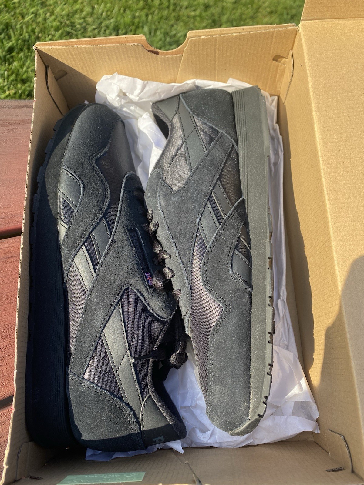 100033377 Reebok Classic Nylon – Black – Size M11 / W12.5 Brand New In Box