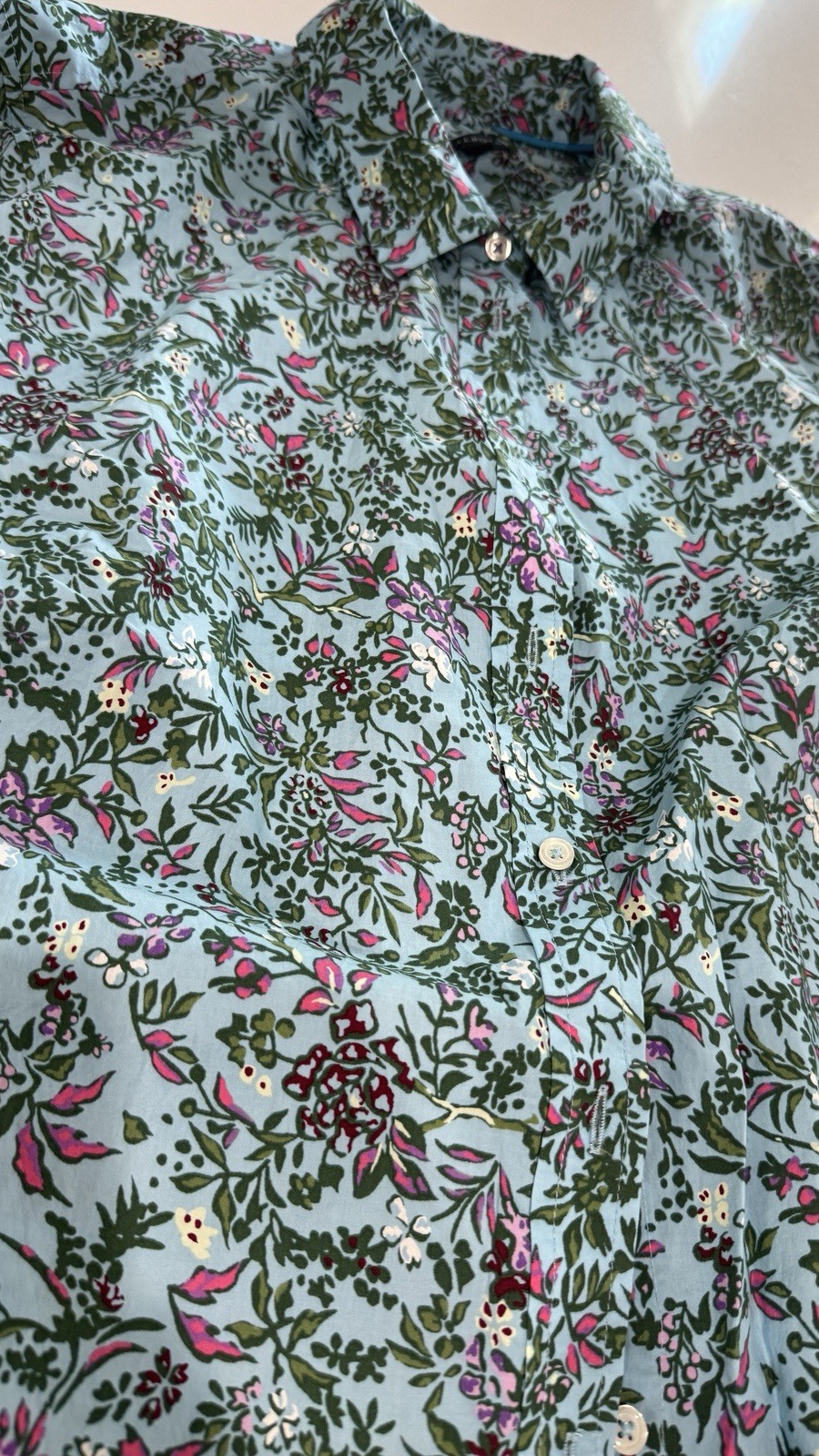 MODERN CLASSIC SHIRT – LEAFY FLORAL SIZE XL