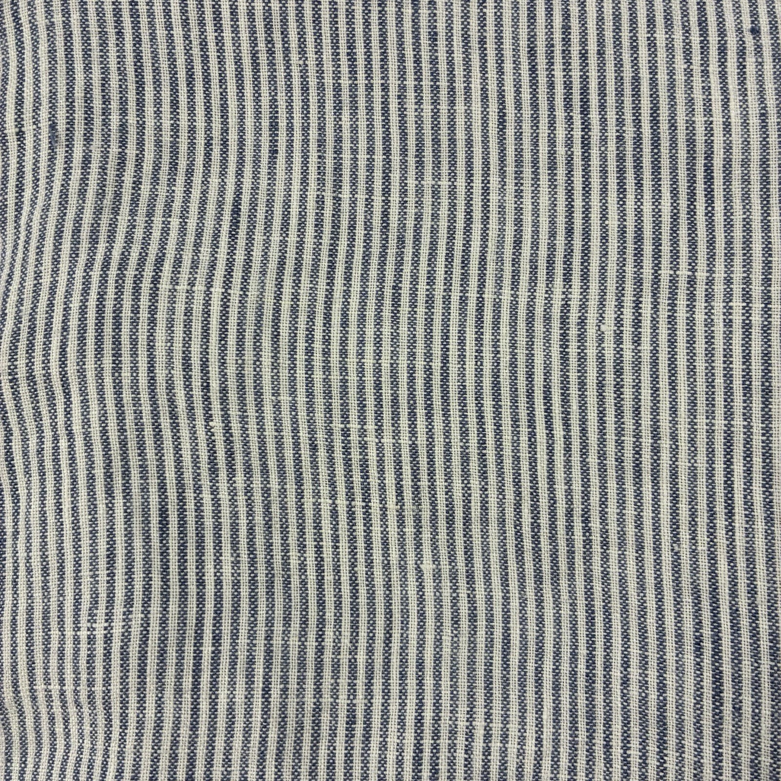 Quince European Linen Long Sleeve Button Up Blue Stripe Womens S Quiet Luxury