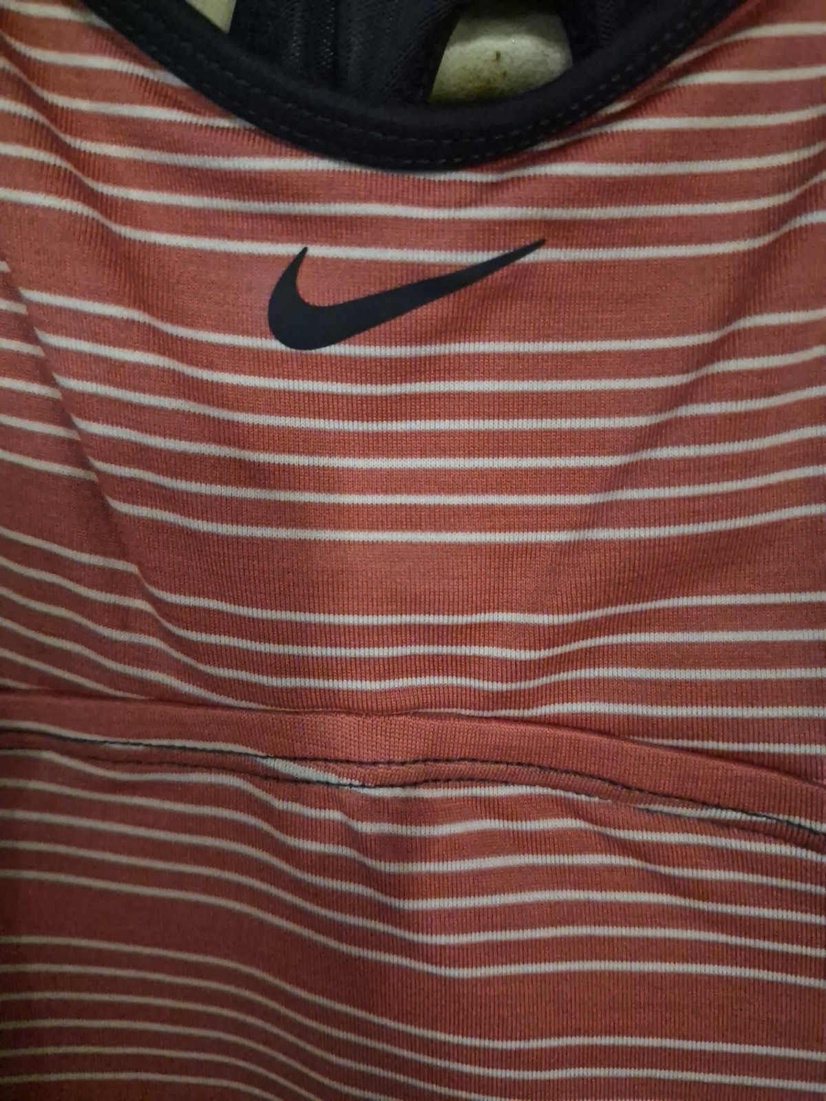 Nike Shirt Womens size Medium Gray/Orange Athletic Logo Ladies Top Lightweight