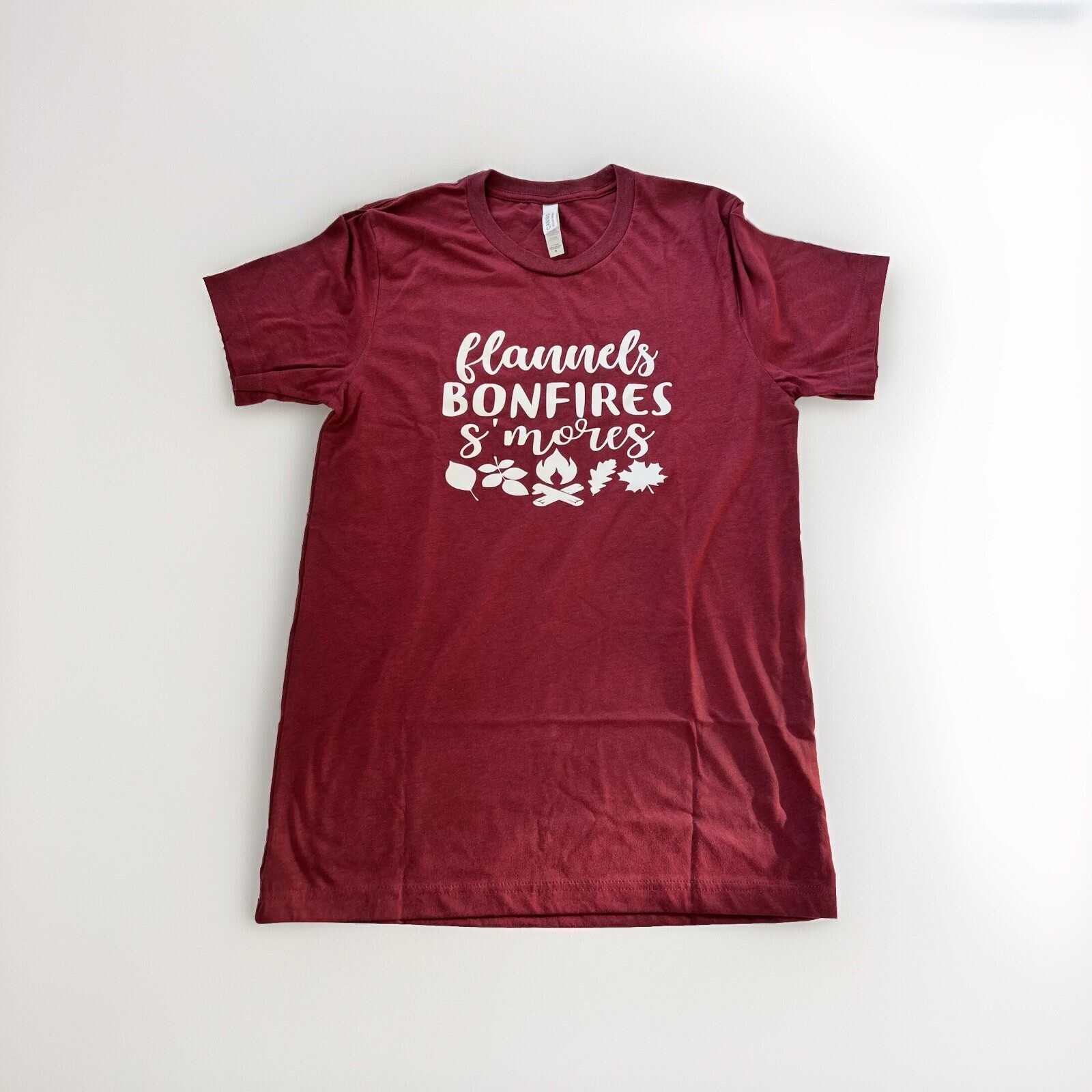 New Handmade Fall T-Shirts | Bella + Canvas & HTV | Various Fall Colors | Size M