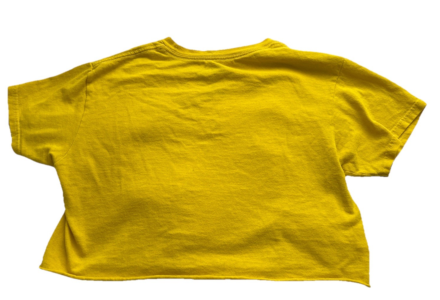 Poke’man Pikachu Crop Top Size Small Yellow