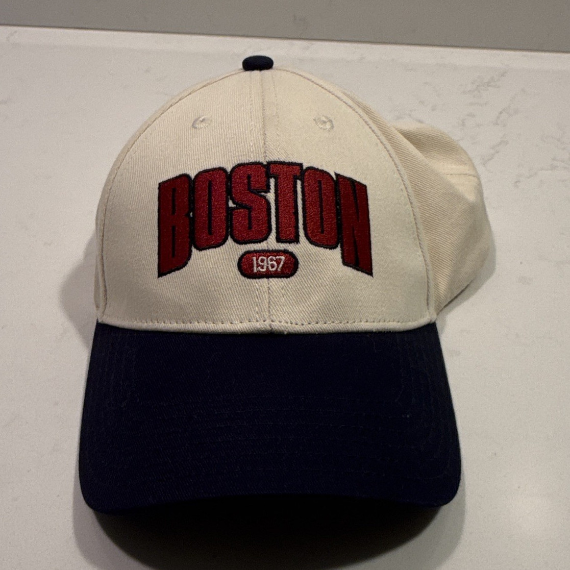 Cotton On Boston 1967 Colorblock Adjustable Baseball Cap Hat One Size