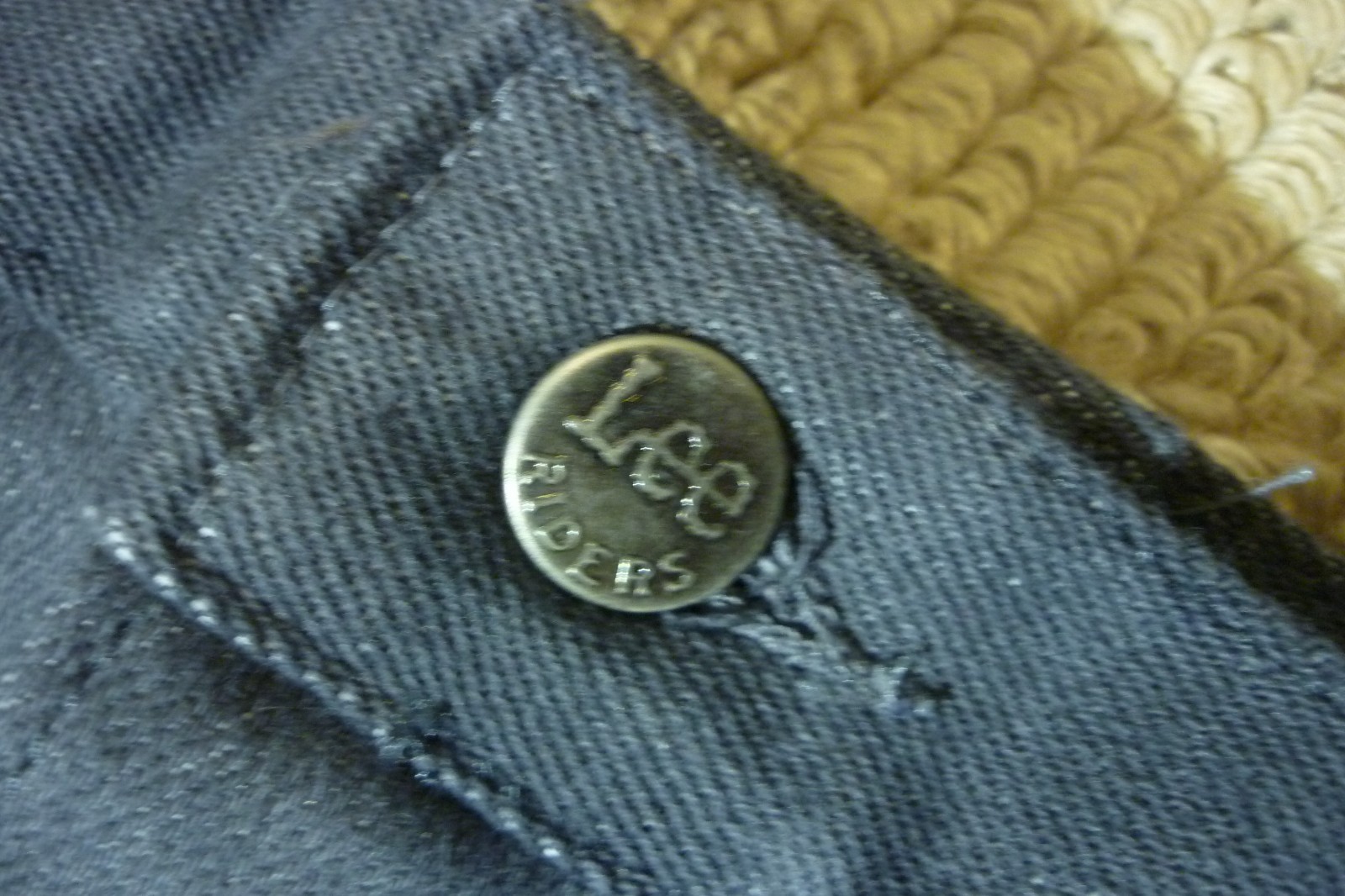 LEE VINTAGE JEAN PANTS 54/32 NOS BIG MAN USA MADE