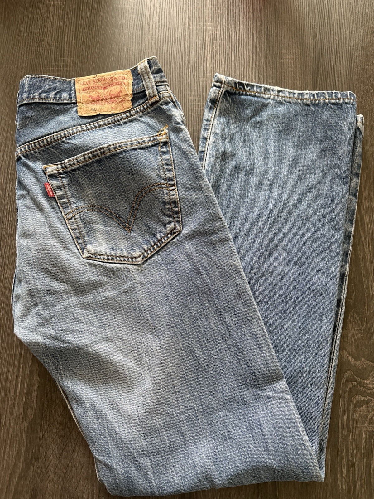 Vintage Levi’s 501 Jeans 34×34 Made in Sri Lanka – Distressed Repair Project