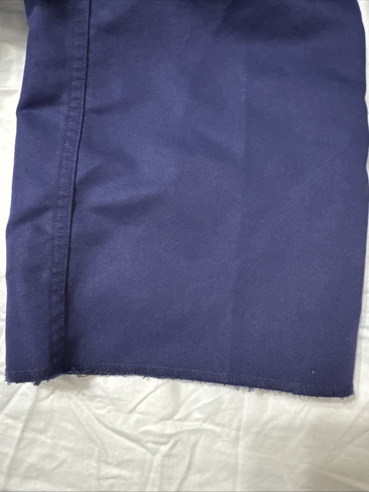 BSA Cub Scouts Switchback Uniform Pants Blue Unhemmed Youth Size 12 Cotton Blend