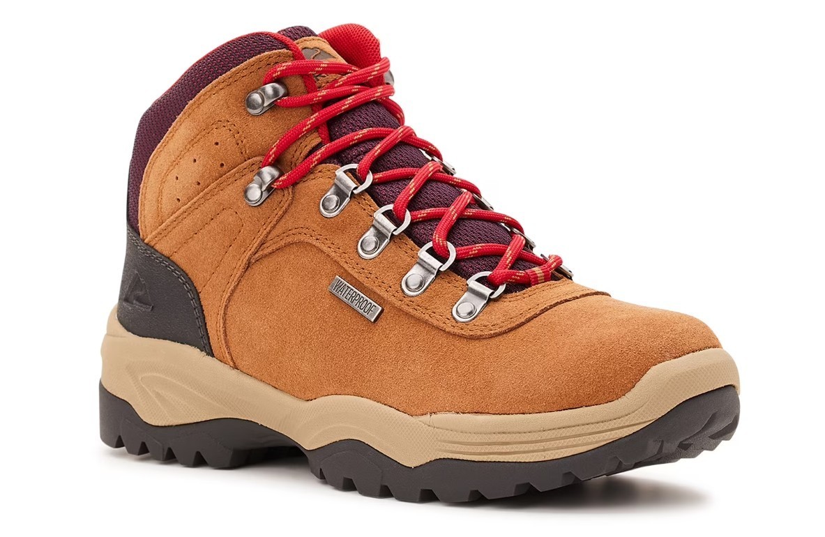Ozark Trail Women’s Leather Waterproof Stoneclad Hiker Boots Various Sizes NEW!