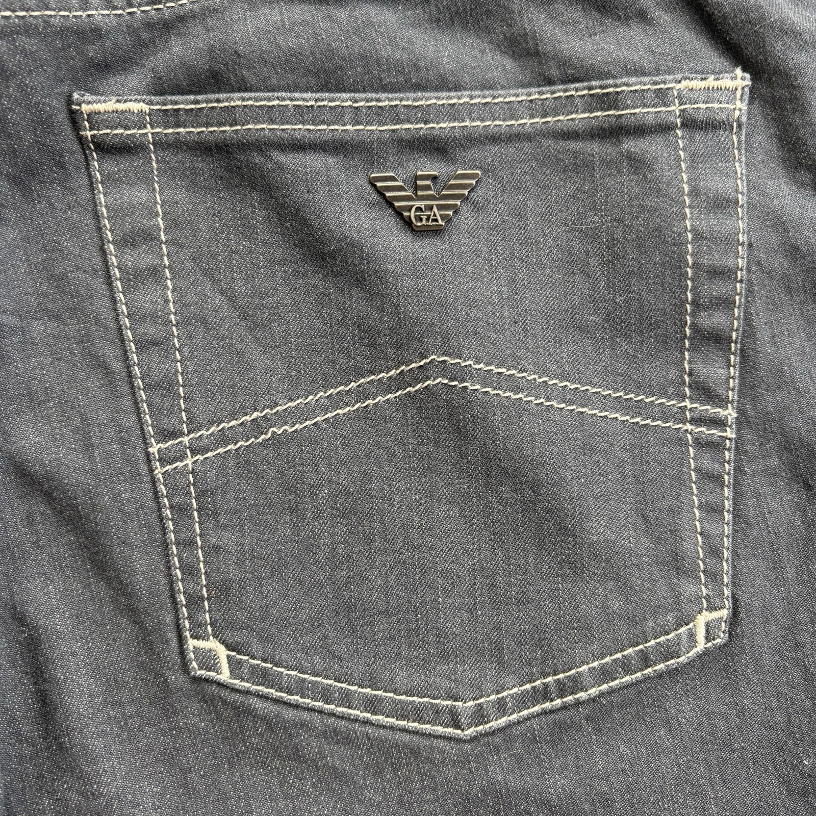 BNWT Emporio Armani Jeans J21 Regular Fit Stretch Denim W34 L34 Grey Mens