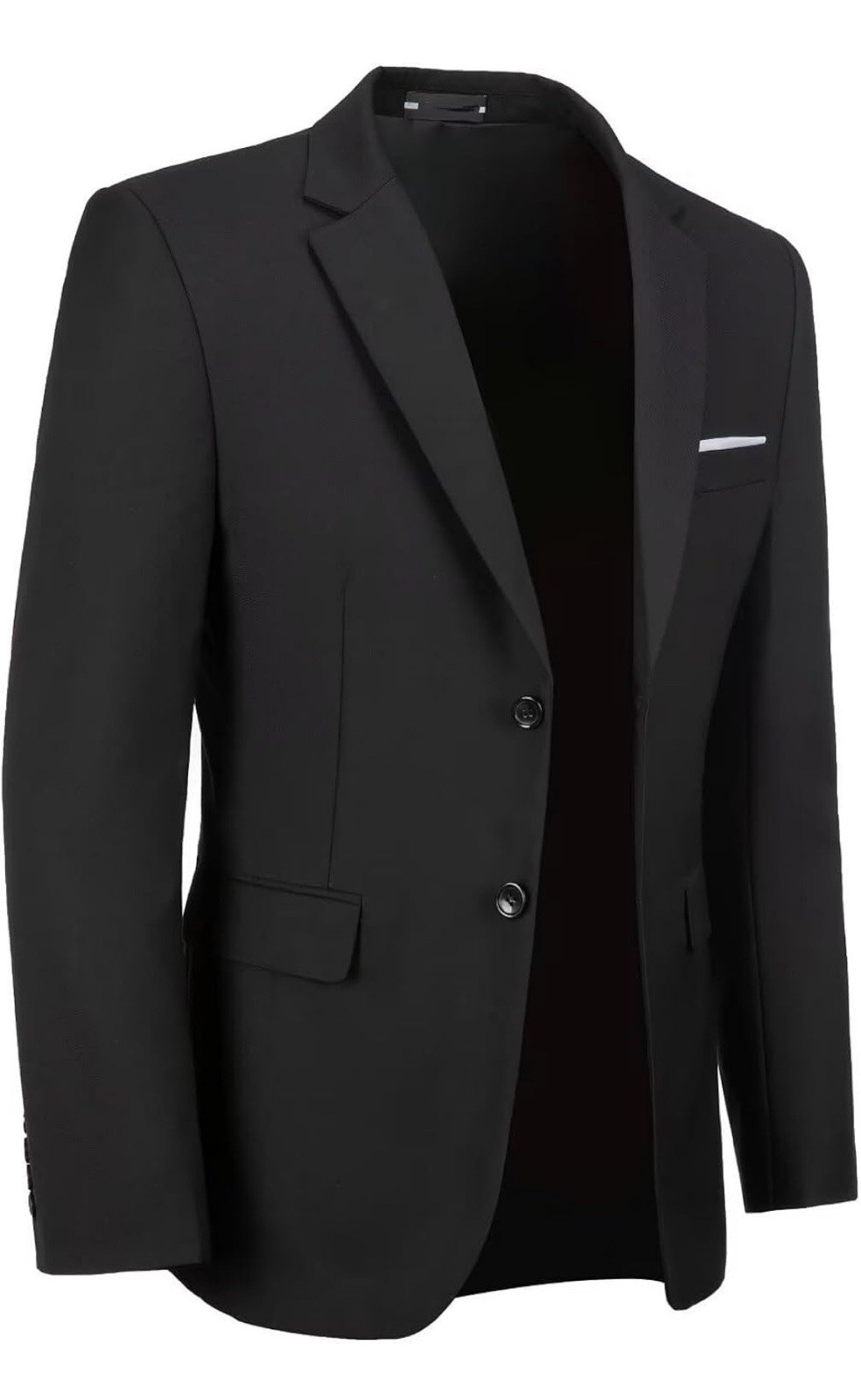 Black Suit Blazer For Men Size XL