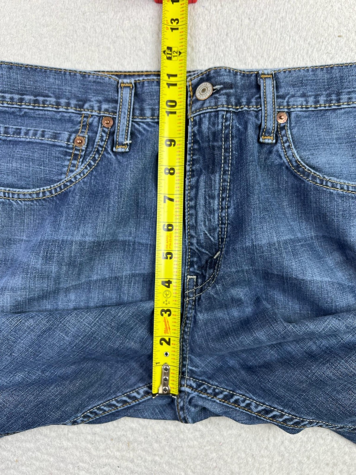 Levis 527 Jeans Mens 34×36 Blue Slim Bootcut Cotton Denim Medium Wash Pants