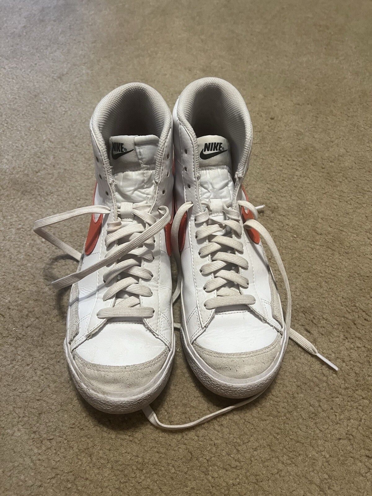 Size 6.5 Y – Nike Blazer Mid ’77 Vintage White Blue Red 2022