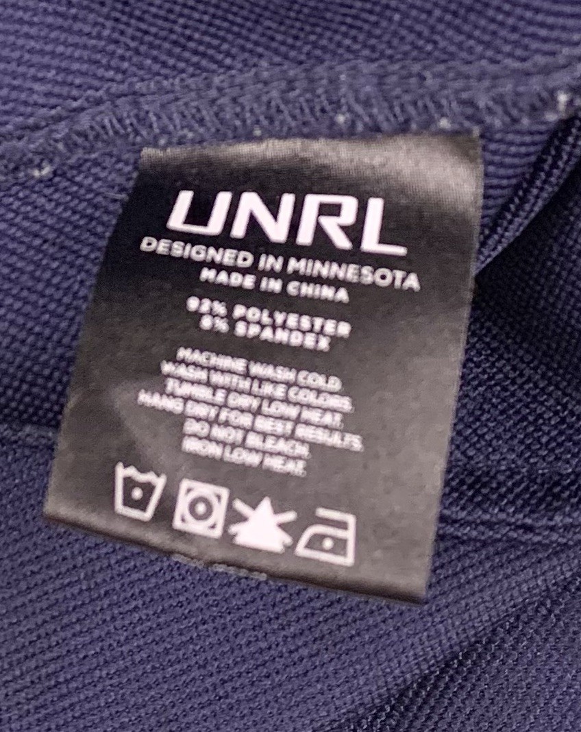 UNRL Shorts Mens Medium Navy Stratford Stretch Performance Casual Golfing