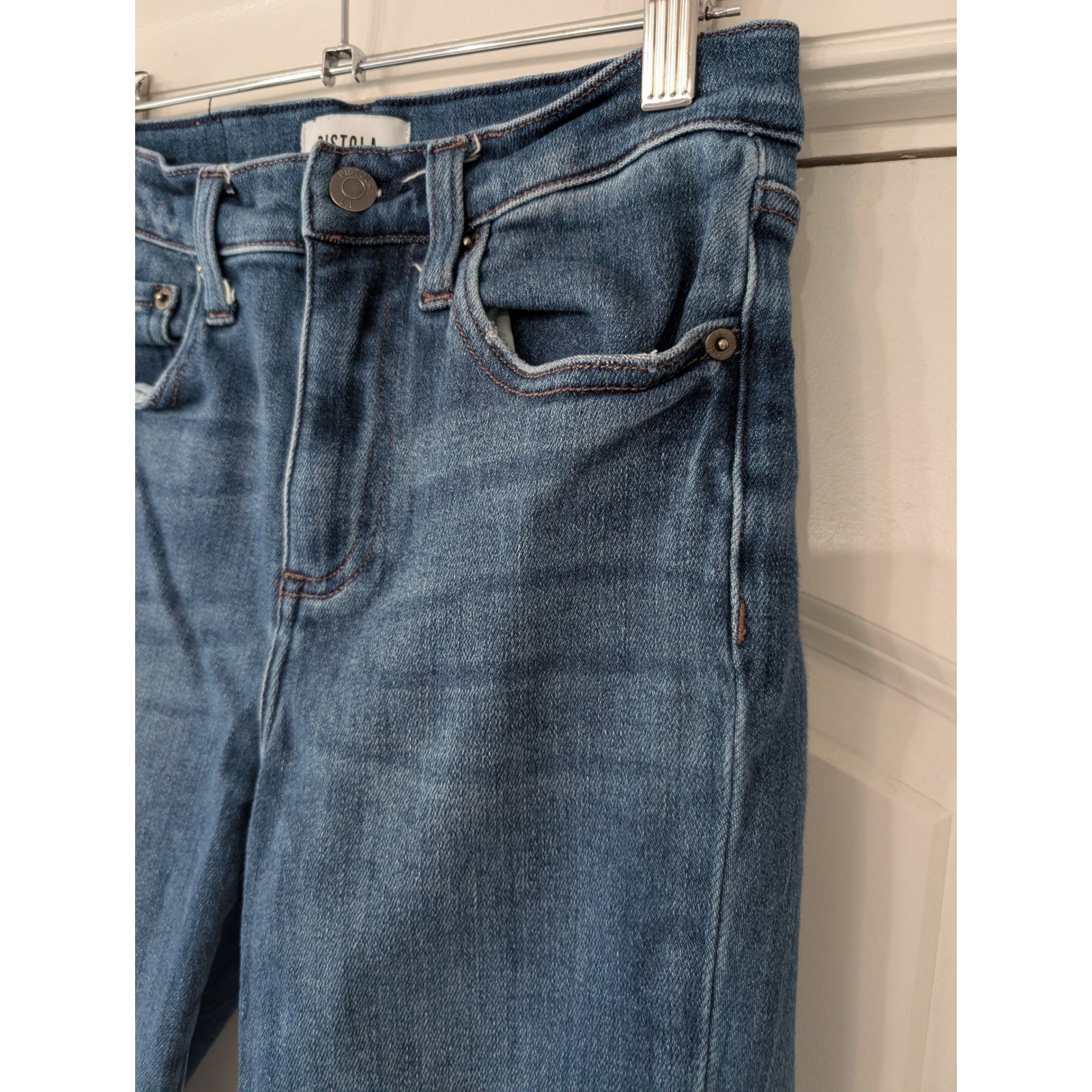 Pistola Roselyn High Rise Straight Leg Jeans Womens Size 25 minimalist