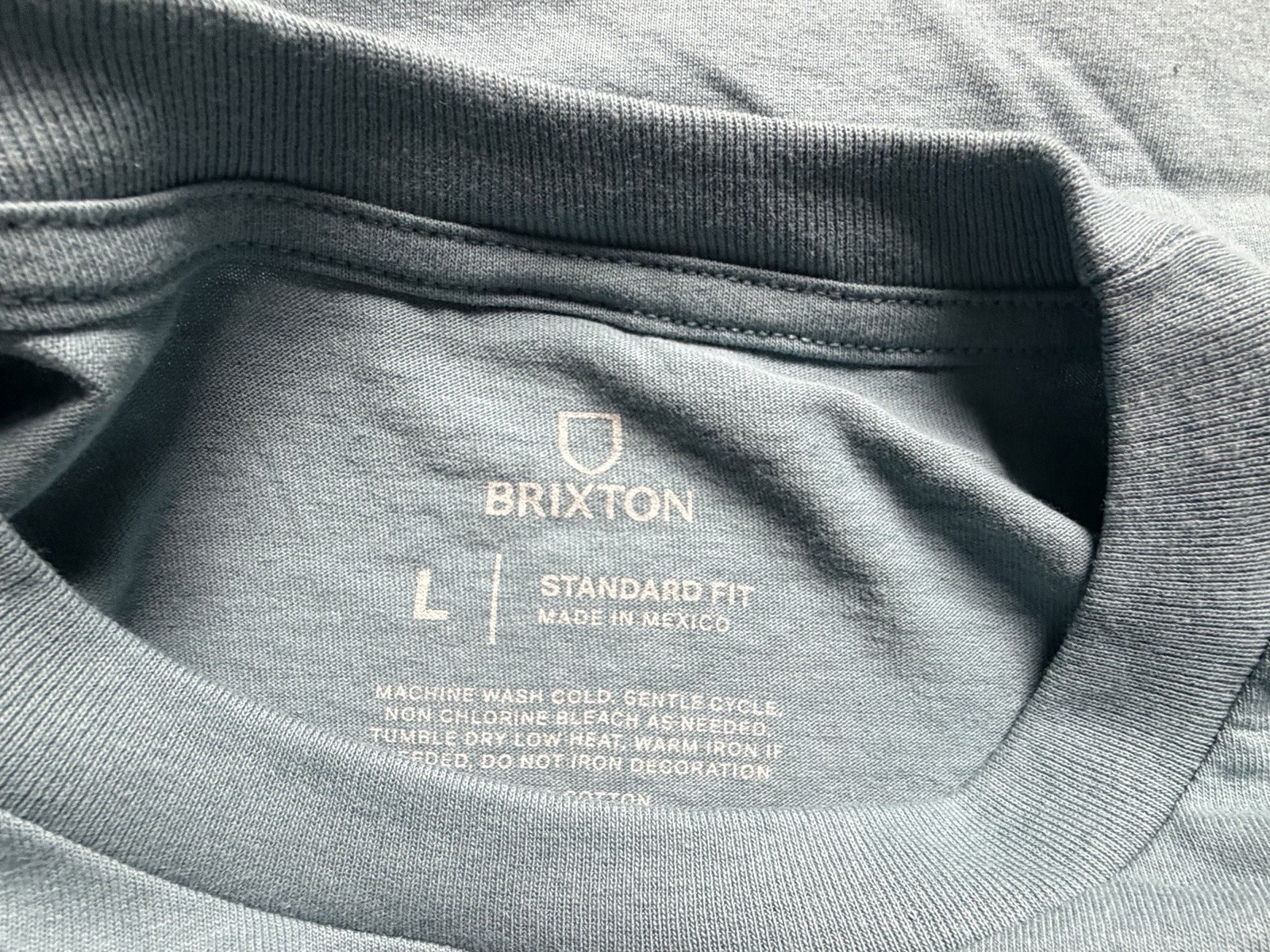 Brixton Supply Company Let the Good Times Roll Men Shirt L Blue B112/113