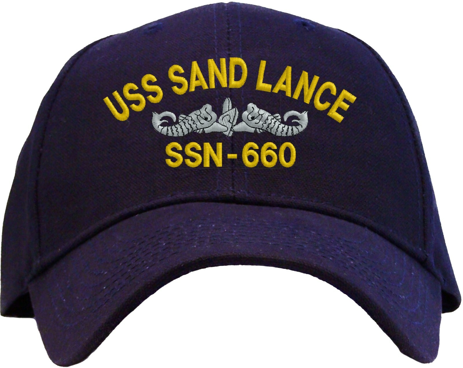 Personalized US Naval Submarine Name of your Choice Embroidered Baseball Cap