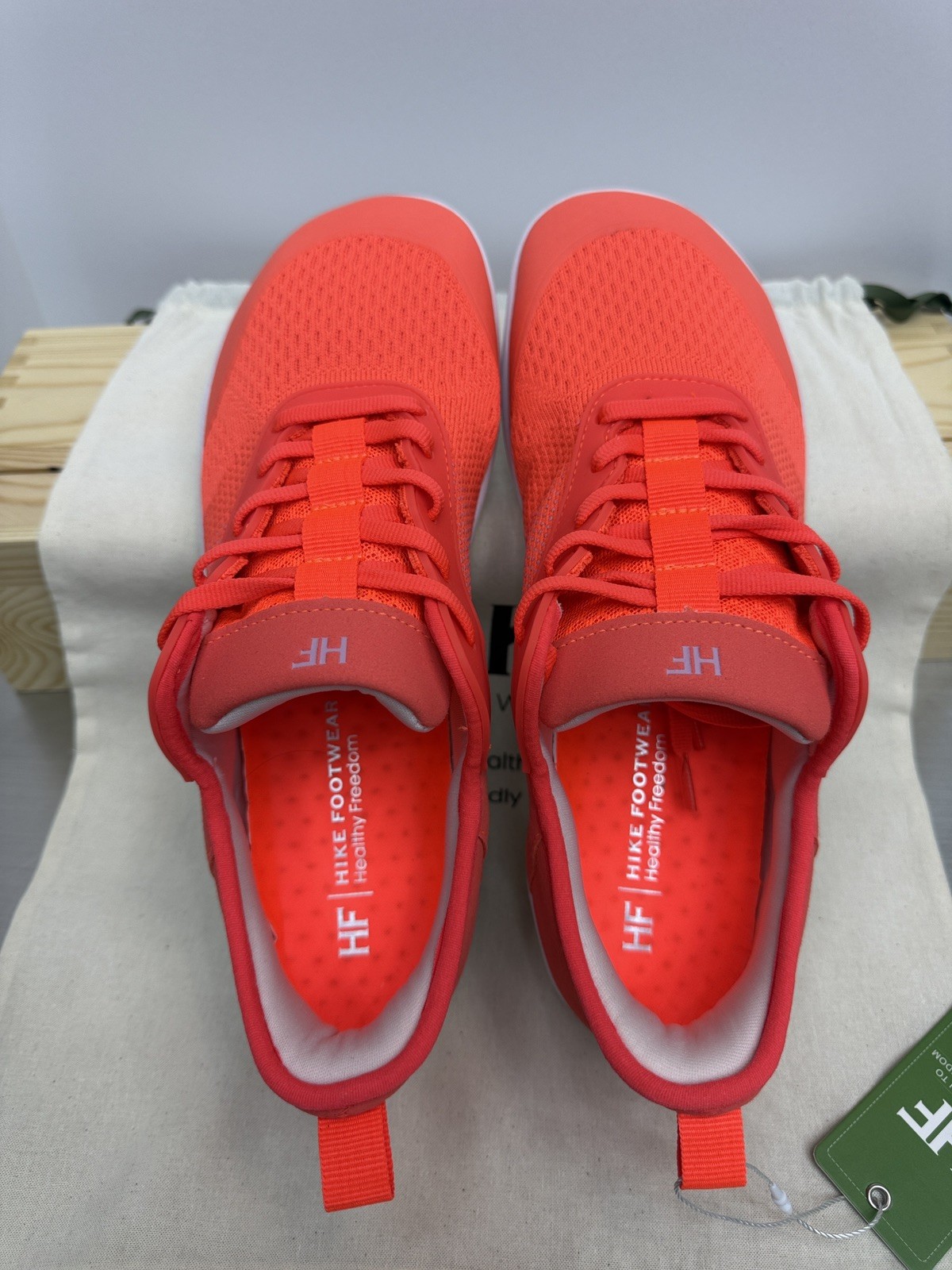 NWT Hike Footwear Stride Orange Barefoot Unisex EU41 W10-10.5 M8-8.5