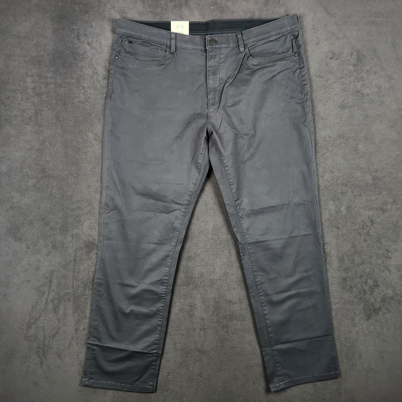 English Laundry will 5-Pocket Pants Mens 40×32 Forged Iron Gray Straight Fit