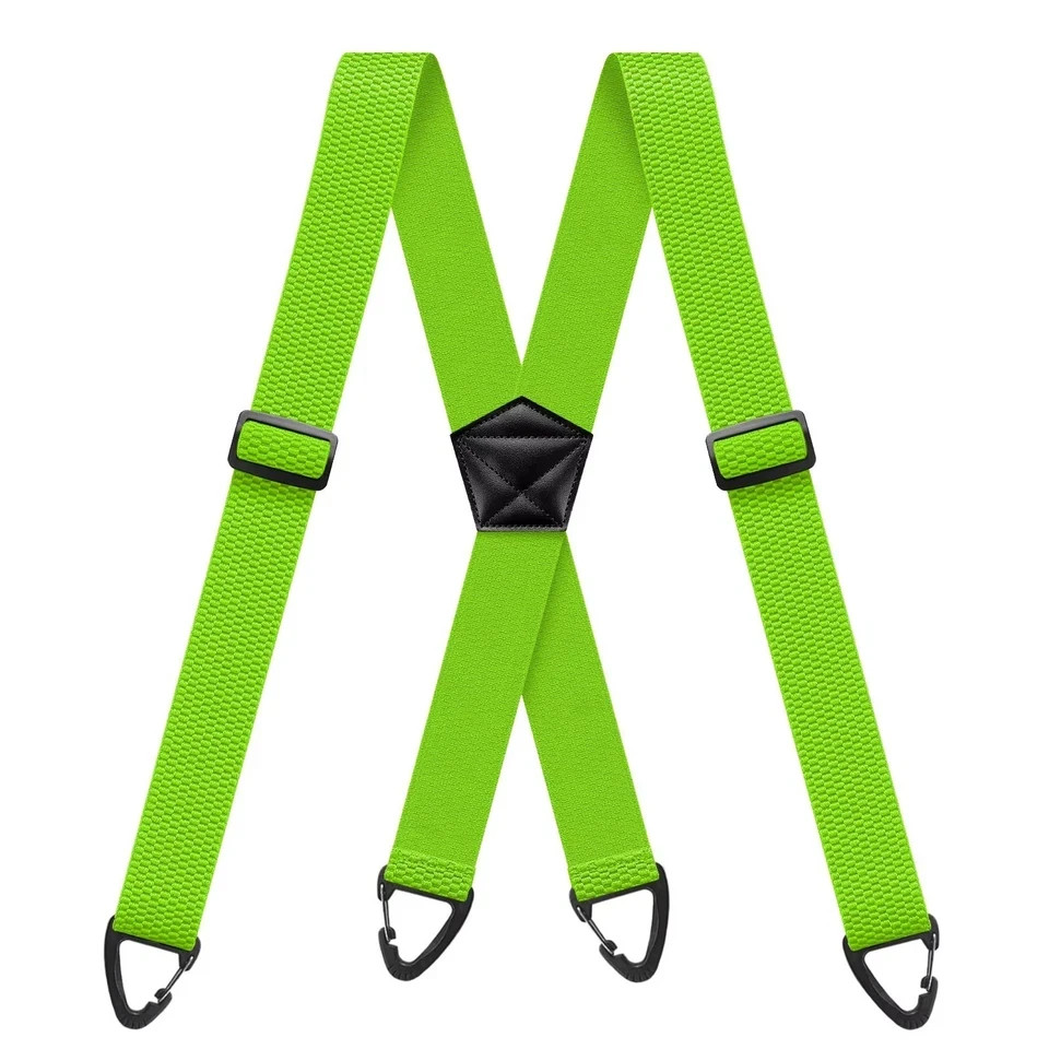 Suspenders for Men Heavy Duty, X Shape Back Hidden Suspender 1.5″ Under Clothing