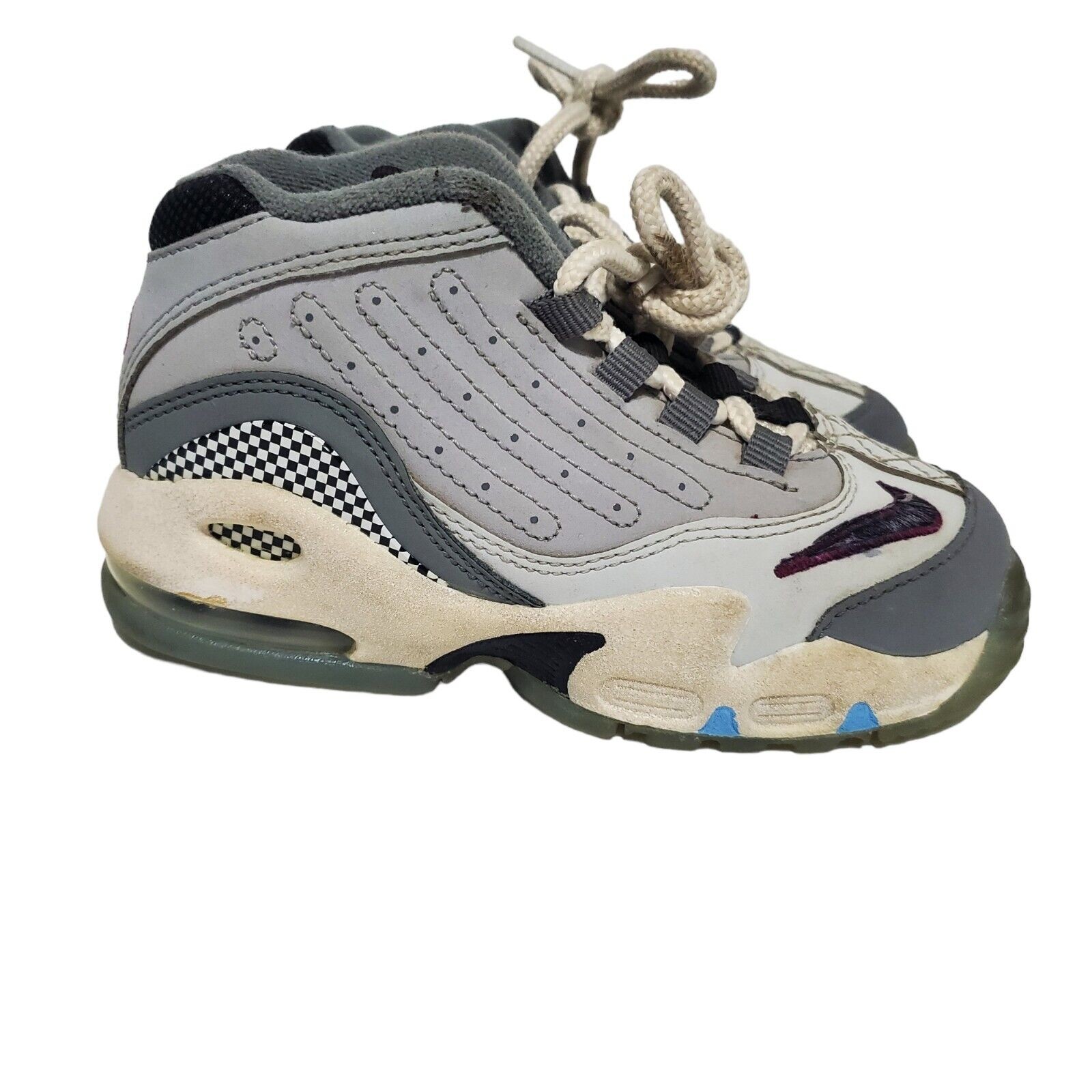 NIKE Air Griffey Max II 2 Baby Toddlers Shoes Size 9C Grey White Pink