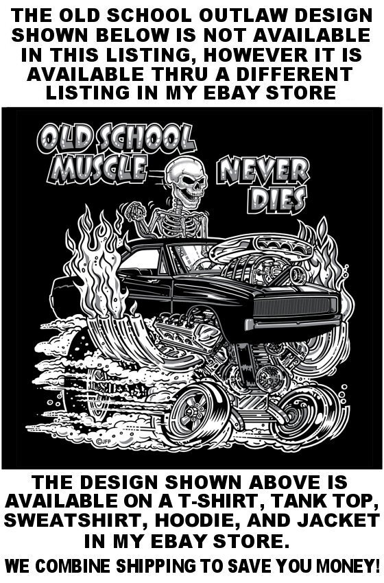 Giant Monster Rat In Blown Supercharged Hot Rat Rod Roadster Skull T-shirt WS161