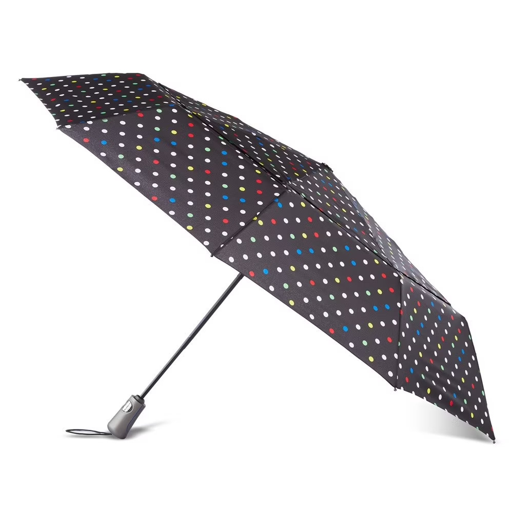 Totes Ultimate 55″ Auto Open/Close Folding Umbrella for Wind & Sun Protection
