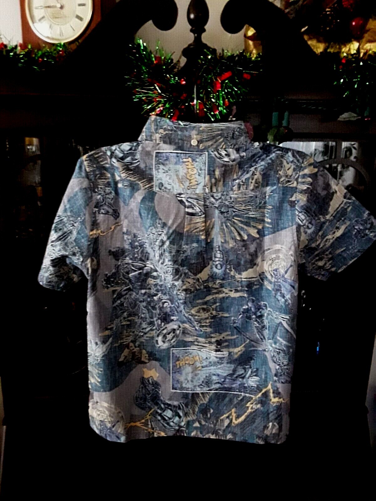 Reyn Spooner Boy’s MARVEL ADVENGER Color-Slate Full Button Shirts
