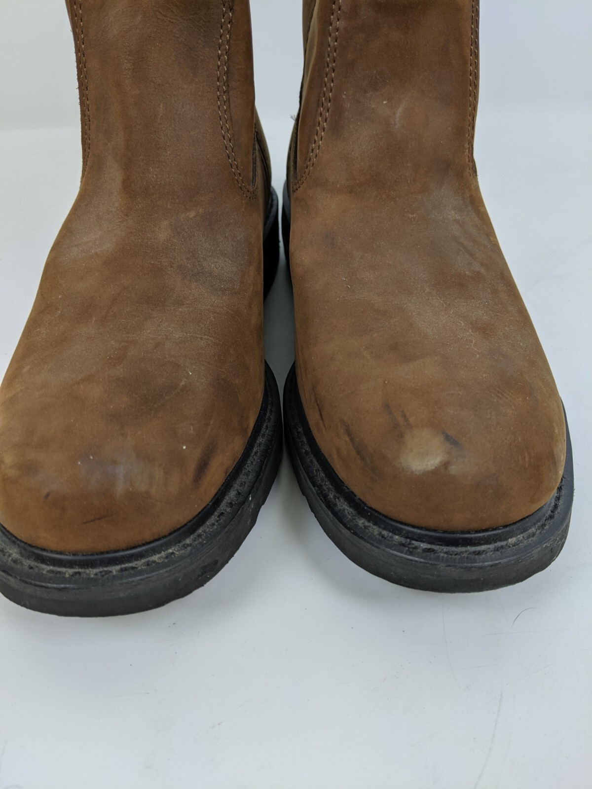 Wolverine W04727 Wellington Brown Leather Work Boots Size 10.5 Oil Resistant