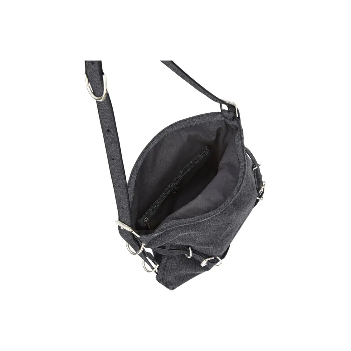 Givenchy Voyou Cowhide Shoulder Bag Medium Women’s Black 11.4-39.7 in
