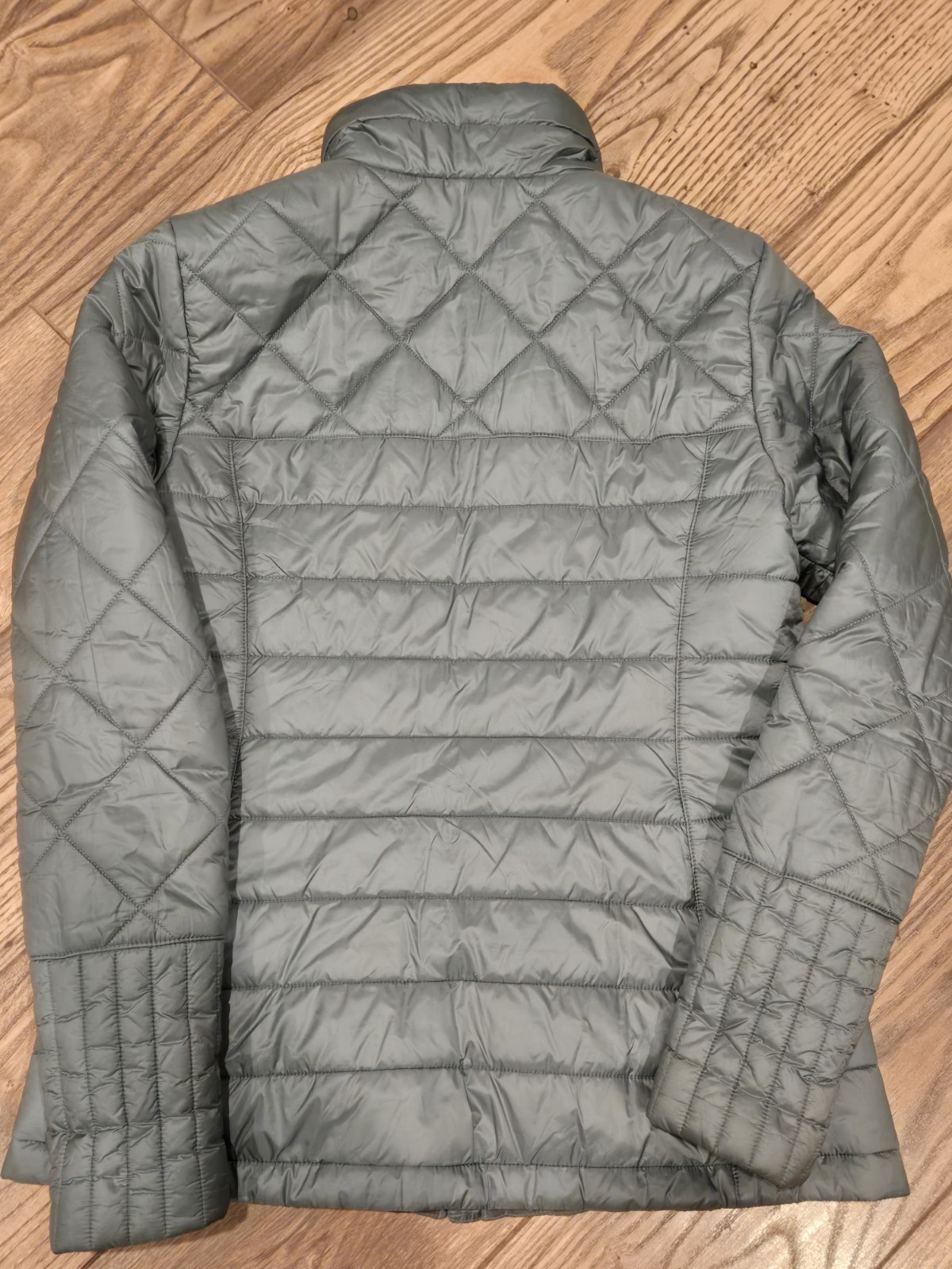 Patagonia Radalie Jacket Womens Small Green Quilted Insulated Full Zip STY27690