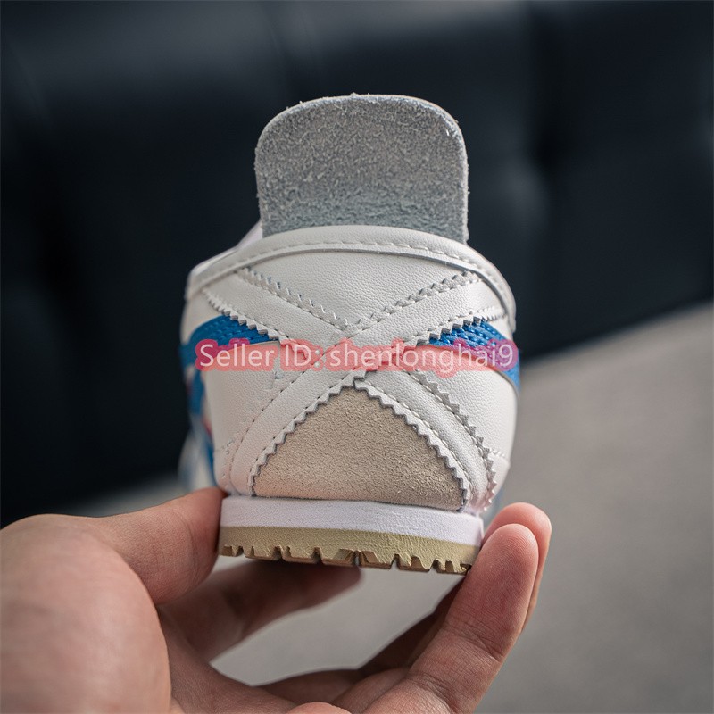 2026 Onitsuka Tiger MEXICO 66 White Blue Red DL408-0146 for Mens Womens